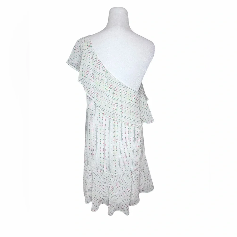 BCBGeneration One Shoulder Ruffled Dress